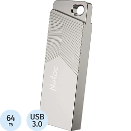 Флешка USB 3.2 64 ГБ Netac UM1 (NT03UM1N-064G-32PN)