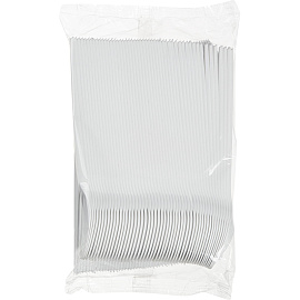 Ложка одноразовая чайная белая 125 мм (6000 штук в упаковке)