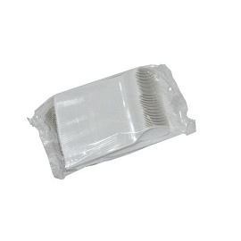 Ложка одноразовая чайная белая 125 мм (6000 штук в упаковке)