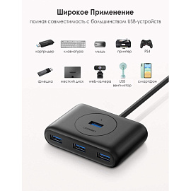 Разветвитель USB UGREEN 20291