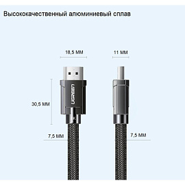 Кабель Ugreen HDMI - HDMI 1.5 метра (70320)