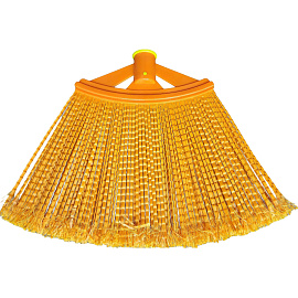 Метла плоская пластиковая с черенком (ширина рабочей части 38 см)