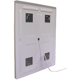 Зеркало настенное Marta с подсветкой (белый, 600х800 мм, кнопочный выключатель)