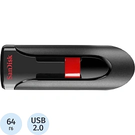 Флешка USB 2.0 64 ГБ SanDisk CZ60 (SDCZ60-064G-B35)