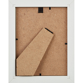 Рамка с паспарту Комус (Attache) А5 15x20 см МДФ багет 18 мм белая