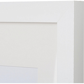Рамка с паспарту Комус (Attache) А4 21x30 см МДФ багет 18 мм белая