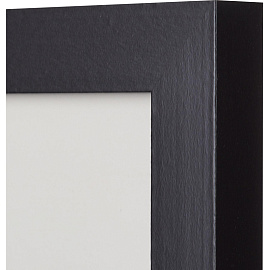 Рамка с паспарту Комус (Attache) 50x70 см МДФ багет 18 мм черная