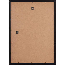 Рамка с паспарту Комус (Attache) 50x70 см МДФ багет 18 мм черная