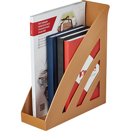 Лоток вертикальный для бумаг 90 мм Attache Success пластиковый бежевый