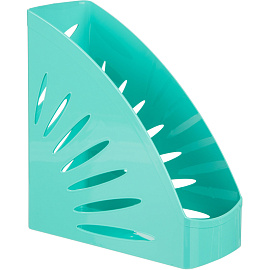 Лоток вертикальный для бумаг 110 мм Attache Акварель пластиковый мятный