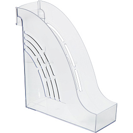 Лоток вертикальный для бумаг 95 мм Attache пластиковый прозрачный