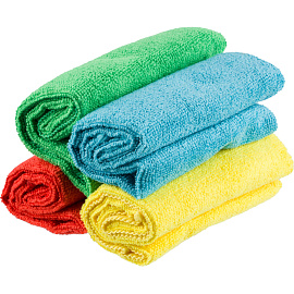 Салфетки хозяйственные Luscan микрофибра 40x40 см 220 г/кв.м (4 штуки в упаковке)