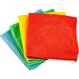 Салфетки хозяйственные микрофибра 40x40 см 180 г/кв.м (4 штуки в упаковке)