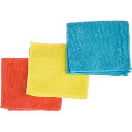 Салфетки хозяйственные Luscan микрофибра 30x30 см 300 г/кв.м (3 штуки в упаковке)