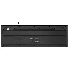 Клавиатура проводная Acer OKW120 black (ZL.KBDEE.006)