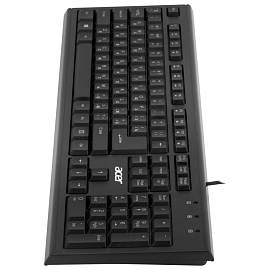 Клавиатура проводная Acer OKW120 black (ZL.KBDEE.006)