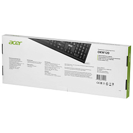 Клавиатура проводная Acer OKW120 black (ZL.KBDEE.006)