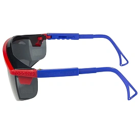 Очки защитные открытые универсальные РОСОМЗ О37 Universal Titan затемненные чёрные (13725)