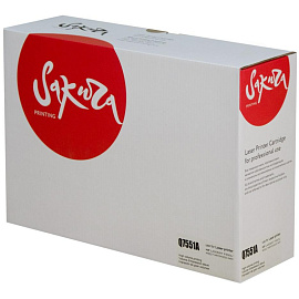 Картридж лазерный Sakura 51A SAQ7551A для HP черный совместимый