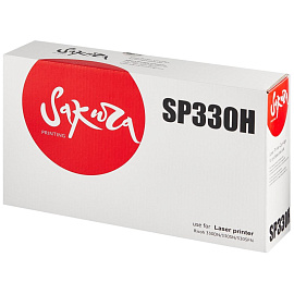 Картридж лазерный Sakura SP 330H SASP330H/408281 для Ricoh черный совместимый повышенной емкости