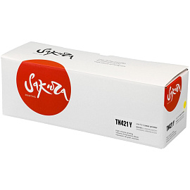 Картридж лазерный Sakura TN-421Y SATN421Y для Brother желтый совместимый