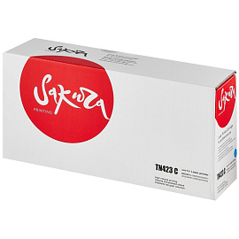 Картридж лазерный Sakura TN-423C SATN423C для Brother голубой совместимый
