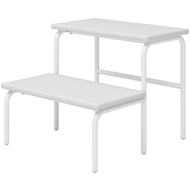 Подставка медицинская двухступенчатая Пм-МСК/МСК-209 (белый)