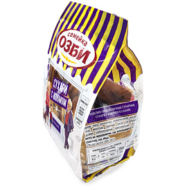 Сухари Семейка Озби с изюмом в сахаре 300 г
