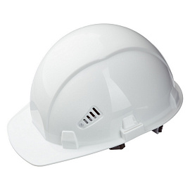 Каска защитная РОСОМЗ СОМЗ-55 FavoriT белая со ступенчатым механизмом (75517)