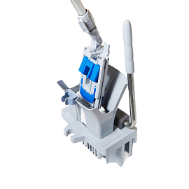 Держатель МОПа Росмоп Кваттро 40х10 см полипропилен серый/синий (40-RQ)