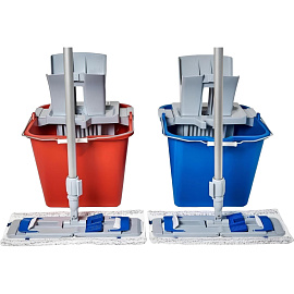 Комплект для уборки Росмоп PRO-20+ (моющая насадка и ведро 20 л с отжимом)