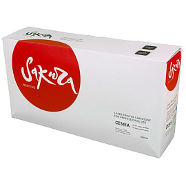 Картридж лазерный Sakura 651A SACE341A для HP голубой совместимый