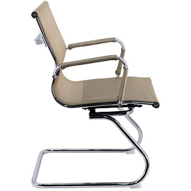 Конференц-кресло Everprof Opera CF золотистое (сетка, металл хромированный)