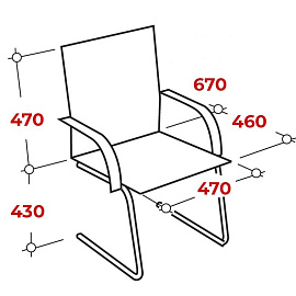 Конференц-кресло Everprof Opera CF золотистое (сетка, металл хромированный)