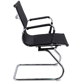 Конференц-кресло Everprof Opera CF черное (сетка, металл хромированный)