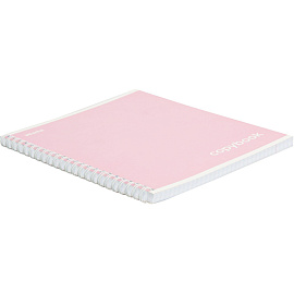 Тетрадь общая Attache Акварель A5 80 листов в клетку на спирали (обложка розовая)