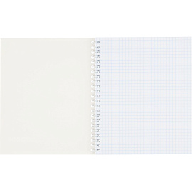 Тетрадь общая Attache Акварель A5 80 листов в клетку на спирали (обложка розовая)