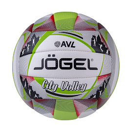Мяч волейбольный Jоgel City Volley № 5 белый/зеленый