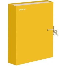 Папка архивная на 2-х завязках Attache Bright Сolours А4 50 мм (220х305 мм) картон/ламинированная бумага до 500 листов