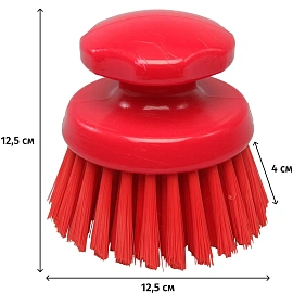 Щетка FBK скребковая жесткая 125х125 мм красная