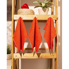 Салфетки хозяйственные Luscan Professional микрофибра 30x30 см 300 г/кв.м красные (3 штуки в упаковке)