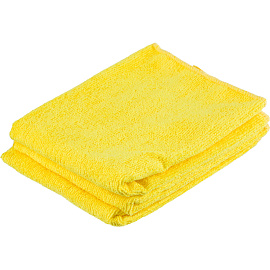 Салфетки хозяйственные Luscan Professional микрофибра 40x40 см 300 г/кв.м жёлтые (3 штуки в упаковке)