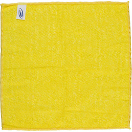 Салфетки хозяйственные Luscan Professional микрофибра 40x40 см 300 г/кв.м жёлтые (3 штуки в упаковке)