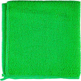 Салфетка хозяйственная микрофибра 30x30 см 200 г/кв.м зелёная