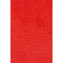 Салфетка хозяйственная микрофибра 30x30 см 200 г/кв.м красная