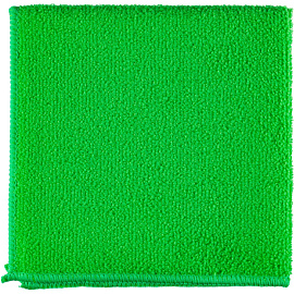 Салфетка хозяйственная микрофибра 30х30 см 280 г/кв.м зеленая