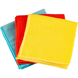 Салфетки хозяйственные микрофибра 30x30 см 220 г/кв.м (3 штуки в упаковке)