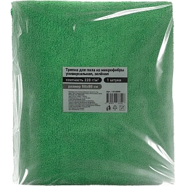 Тряпка для пола 50x80 см микрофибра 220 г/кв.м зелёная