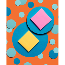 Стикеры Attache Selection Extra 76х76 мм неоновые пурпурные (1 блок на 100 листов)