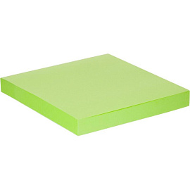 Стикеры Attache Selection Extra 76х76 мм неоновые зеленые (1 блок на 100 листов)